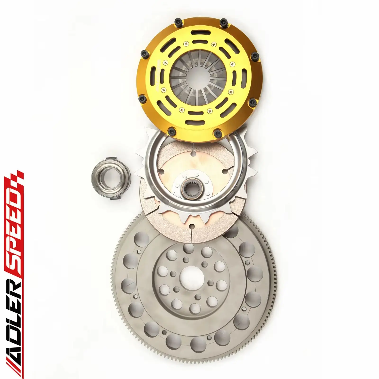 ADLERSPEED 7.25인치(185mm) 레이싱 싱글 디스크 클러치 키트 & 플라이휠 (97-05년식 아우디 A4 1.8T B5 B6 중량급)
