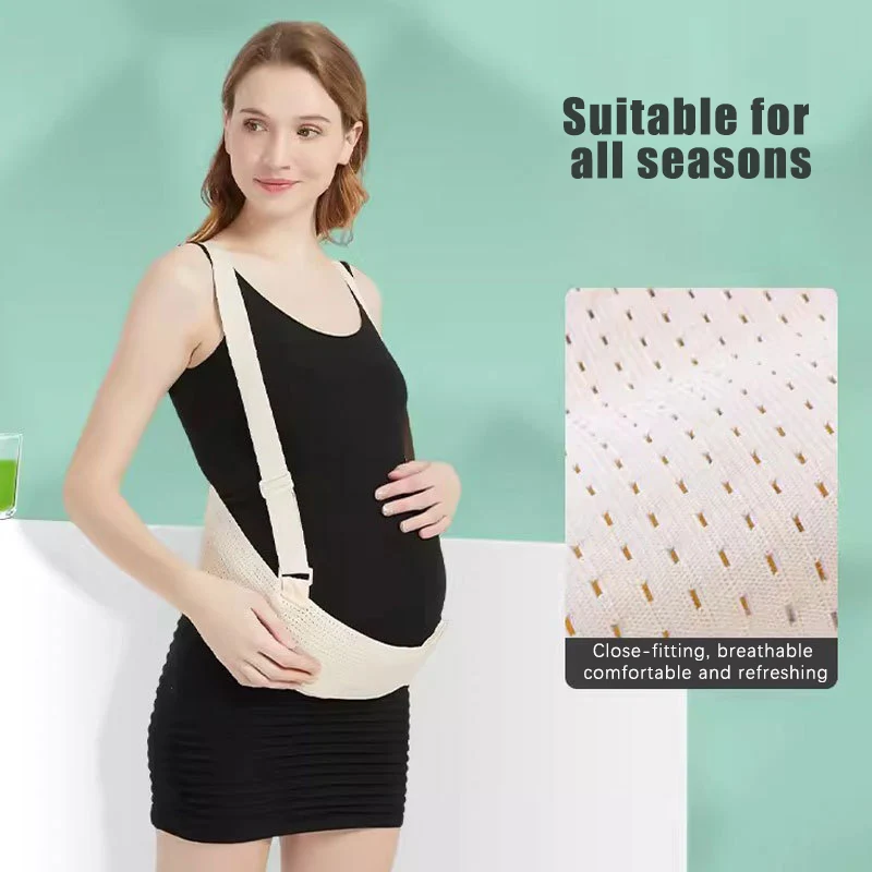 1 Pcs Prenatal Abdominal Support Belt For Pregnant Women Summer Breathable Support Belt Waist Abdominal