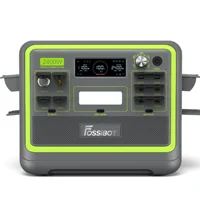FOSSiBOT F2400 Station Électrique Portable 2048Wh 2400W LiFePO4, Recharge Rapide 1,5 h, Contrôle APP WiFi/Bluetooth, Générateur Solaire pour Camping et Maison 4