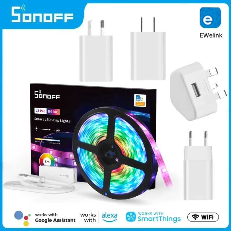 SONOFF L3 /L3 Pro WiFi LED Light Strip Smart Led Strip Light Led Lamp Led Rhythm Lamp