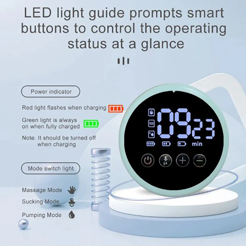 Electric Breast Pump Electric Breast Pump Machine Suction Breast Milk Postpartum Massage Painless And Silent Pump Charging