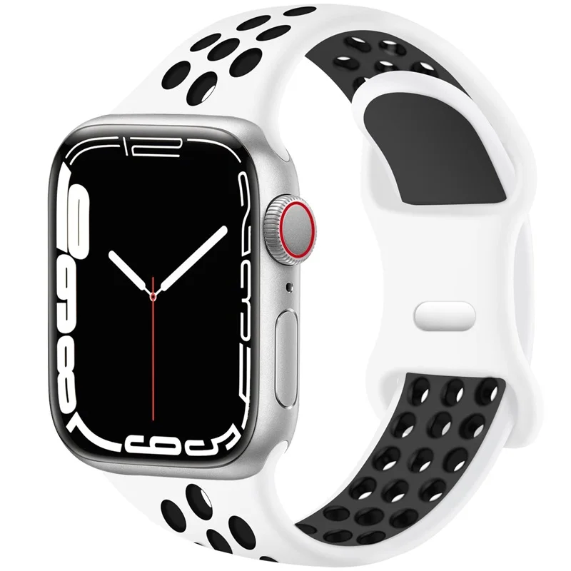 Premium Sport Silicone Strap for Apple Watch - Sleek and Comfortable Design