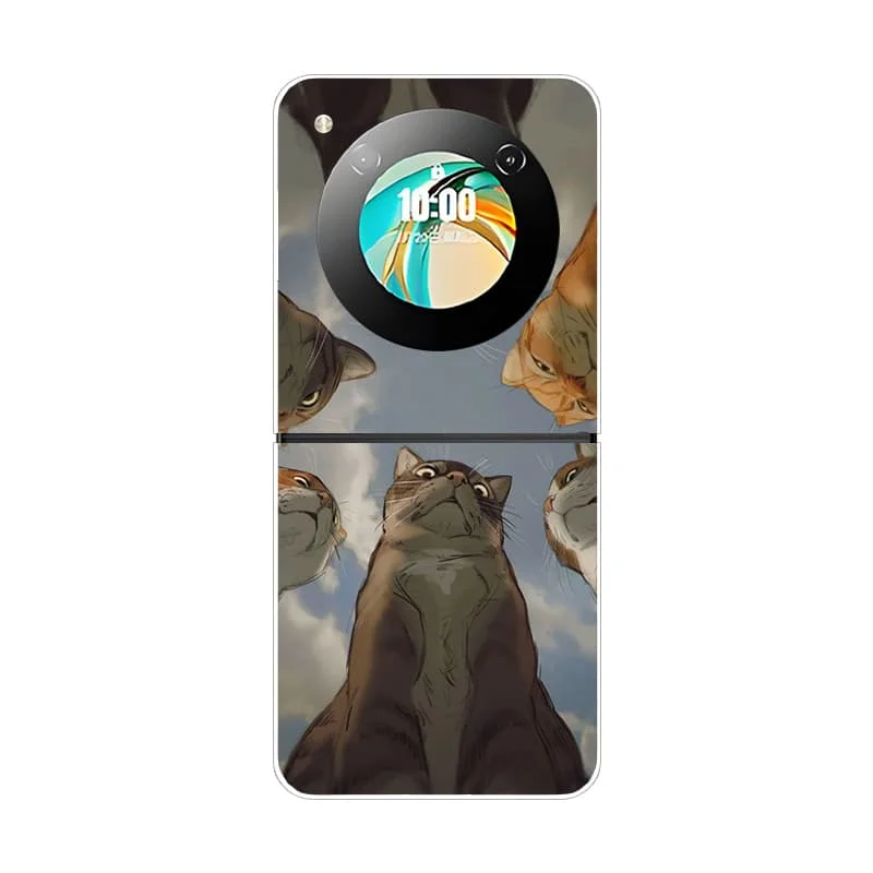 Soft Matte Silicone Back Cover with Fashion Painted Design