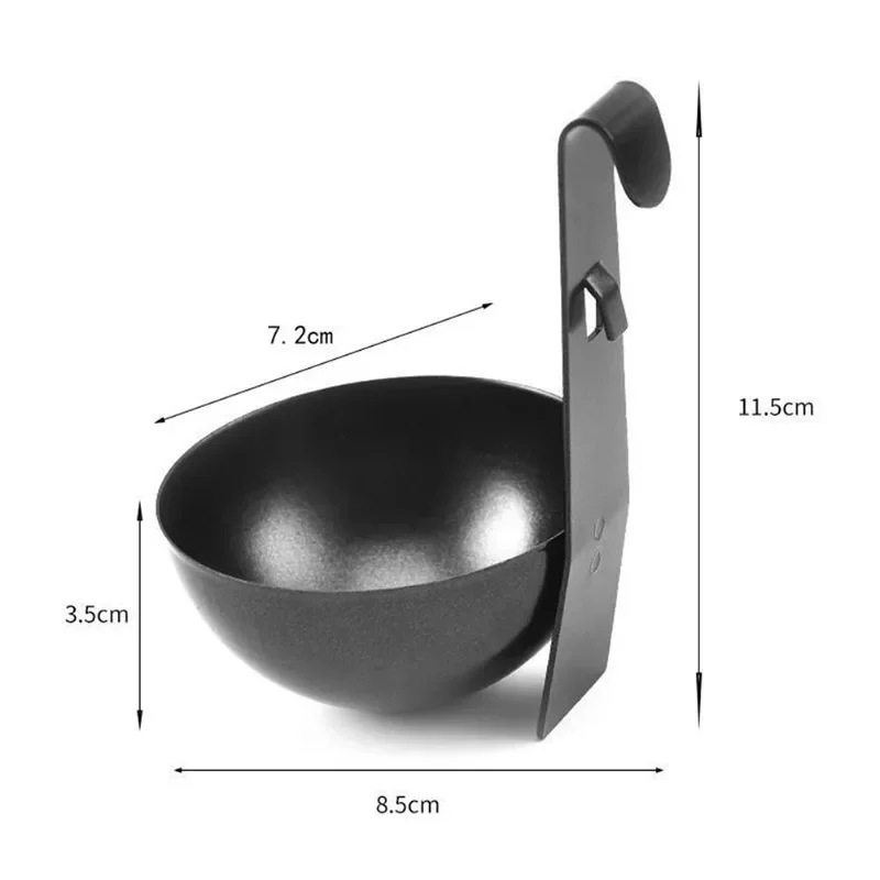 1-2pcs Poached Egg Cup Stainless Steel Poaching Cups High Temperature Resistance Egg Cup Kitchen Tools Egg Boiler Cooking Cups