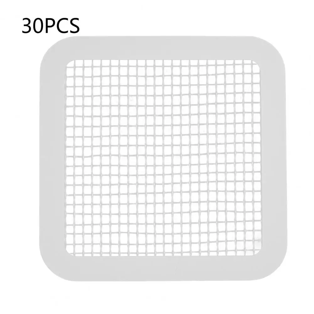 

Filter Drain Cover 30Pcs Convenient Fine Mesh Holes Deodorant Block Odor Floor Drain Cover Home Supply