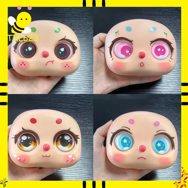 DIY Plush Doll Accessory Set Handmade Lila Face Shell Design Cute Baby Toy & Hobby Doll Parts
