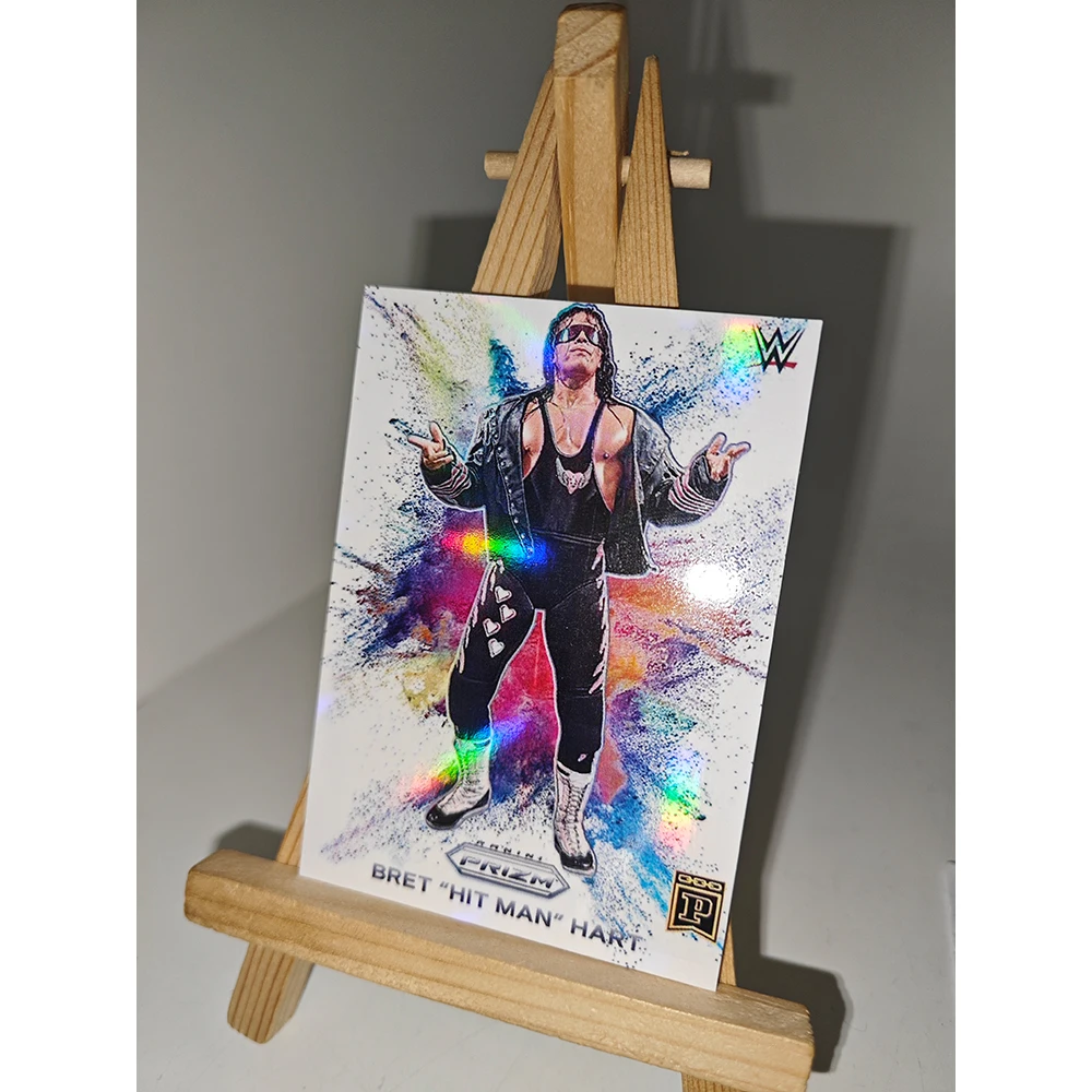 Panini WWE Collectible cards DIY 9PCS/SET Roman reigns rhea ripley jade cargill cm pumk Refraction color glitter holiday gifts collectible cards