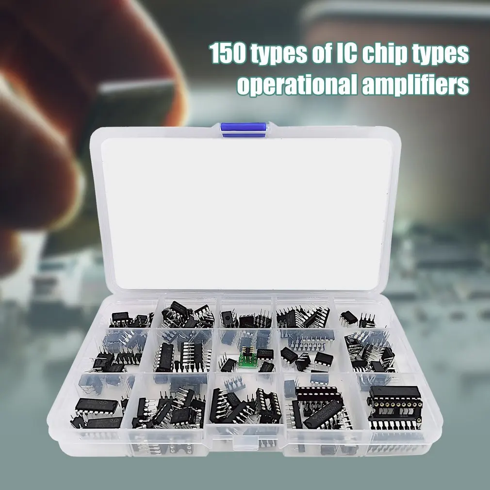 

150 шт. осциллятор Opamp, таймер, оптрон IC Pwm IC чип, ассортимент, рабочий усилитель PC817 NE555 LM358 LM324 JRC4558
