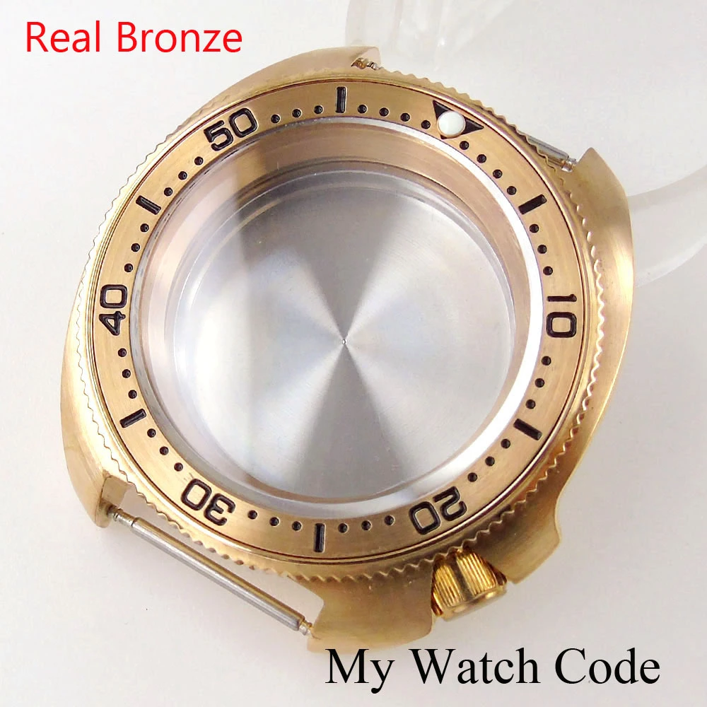 Bronze Watch Case Eta Movement Bronze Watch Case Sapphire Bronze