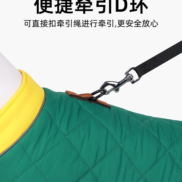 겨울 강아지 옷 코기 따뜻한 다운 면옷 테디 대형, 중형, 소형견 면옷 가을, 겨울 애완견 면옷
