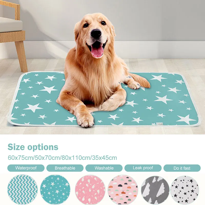 

Pet Mat Reusable Eva Diaper Mat Urine Absorbent Training Pad Washable Dog Pet Environment Protect Waterproof Dog Cat Seat Cover