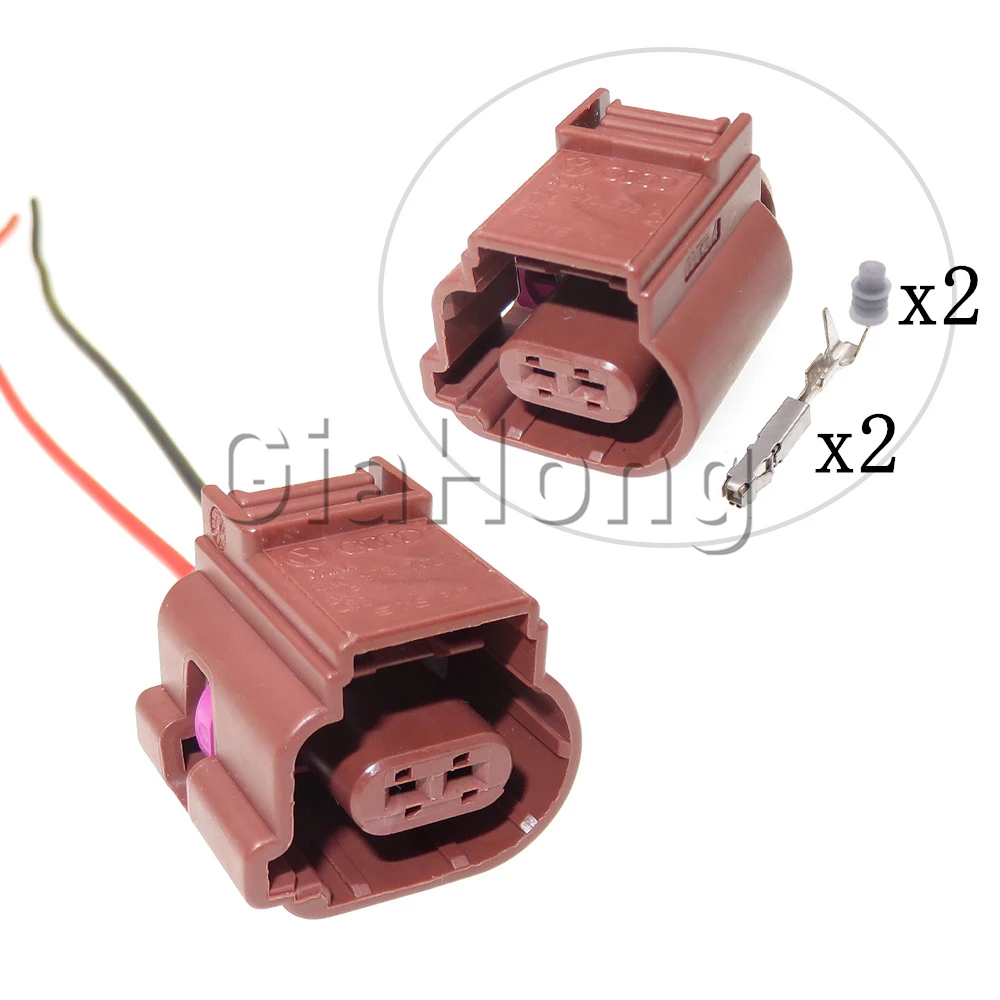 

1 Set 2 Ways 8K0973702A 1670587-2 1670583 Auto Wire Harness Plastic Housing Socket for VW Audi Car Cable Connector