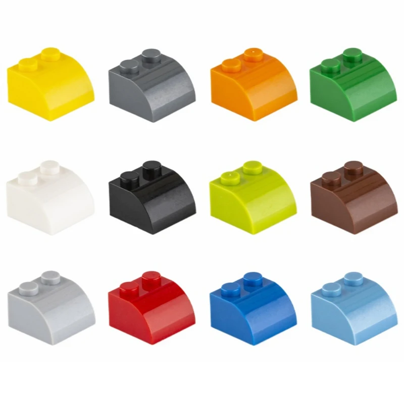 

Детский конструктор MOC, конструктор с маленькой дугой, склон 2x2, совместим с креативным подарком, 90 шт.