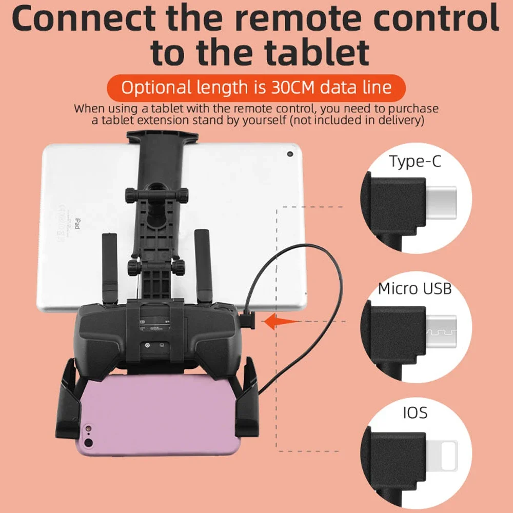 Micro USB to Micro USB OTG Cable - 10-12 / 25-30cm long : ID 3610