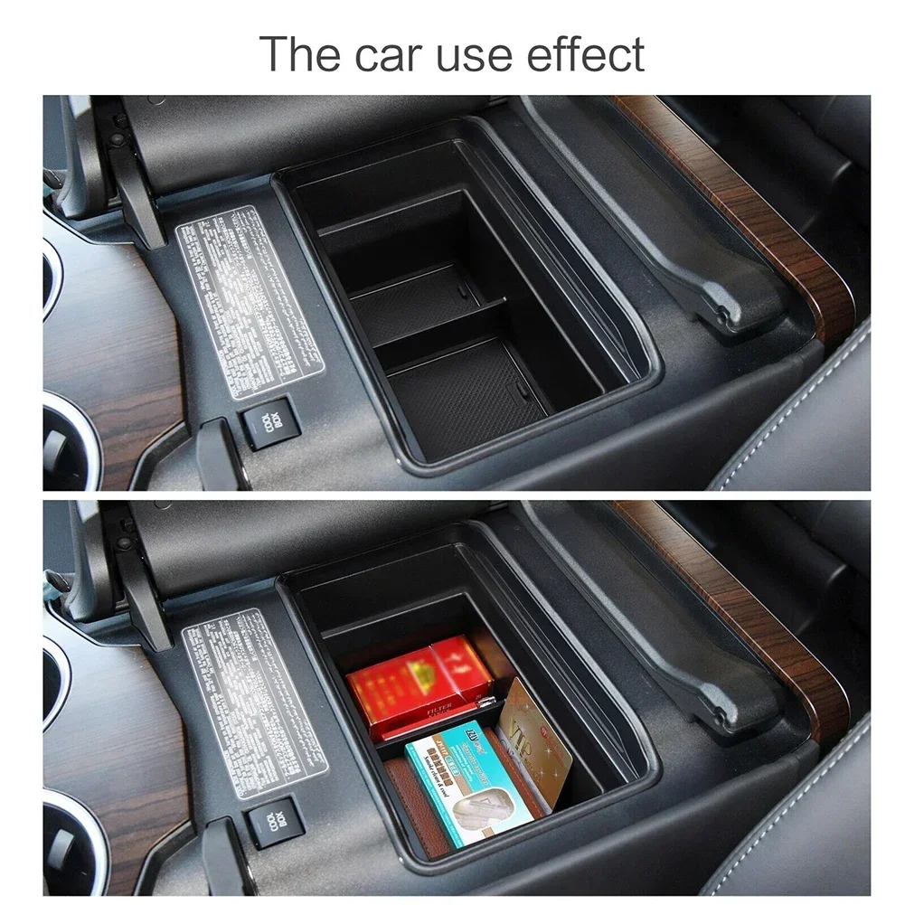 Car Central Armrest Storage Box For Toyota Land Cruiser LC300 Accessories Center Console Flocking Organizer Containersr