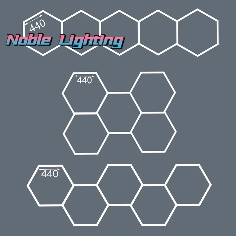 1-5PCS Honeycomb Led Garage Light 3 1-5PCS Honeycomb Led Garage Light 3