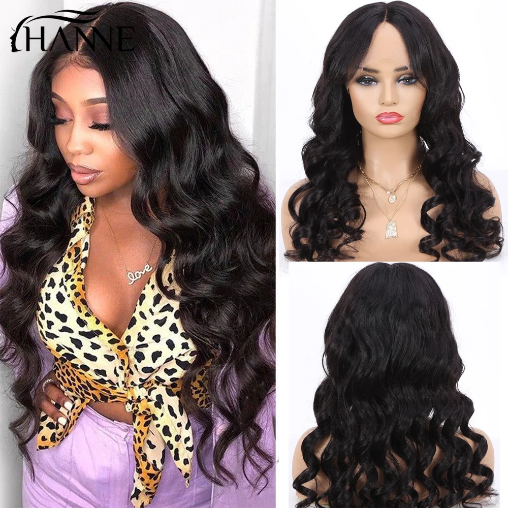 

HANNE Bang Lace Front Wig Human Hair Wigs With Bang For Women Brazilian Loose Wave Lace Wigs Remy Natural Body Wave Human Hair