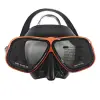 Diving mask Plastic-alloy frame scuba equipment snorkeling goggles Tempered glass 3