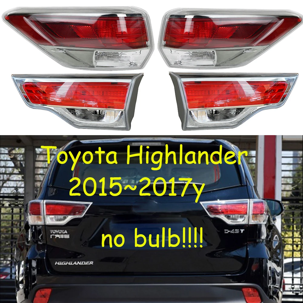 

No Bulb 2015~2019y Car Bumper Tail Light Kluger Highlander Taillight Reversing LED Car Accessories Taillamp Highlander Fog Light