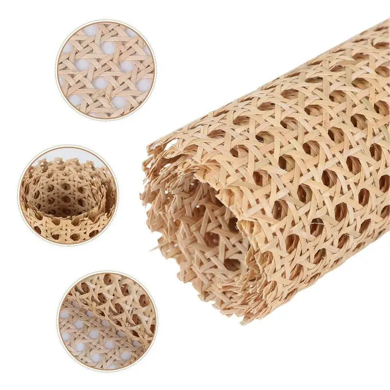1pc Wicker Rattan Mesh Roll Sheet Webbing Caning Material For Chairs  Screens Cabinet Doors Stools Lamps Kit Home Decoration - AliExpress