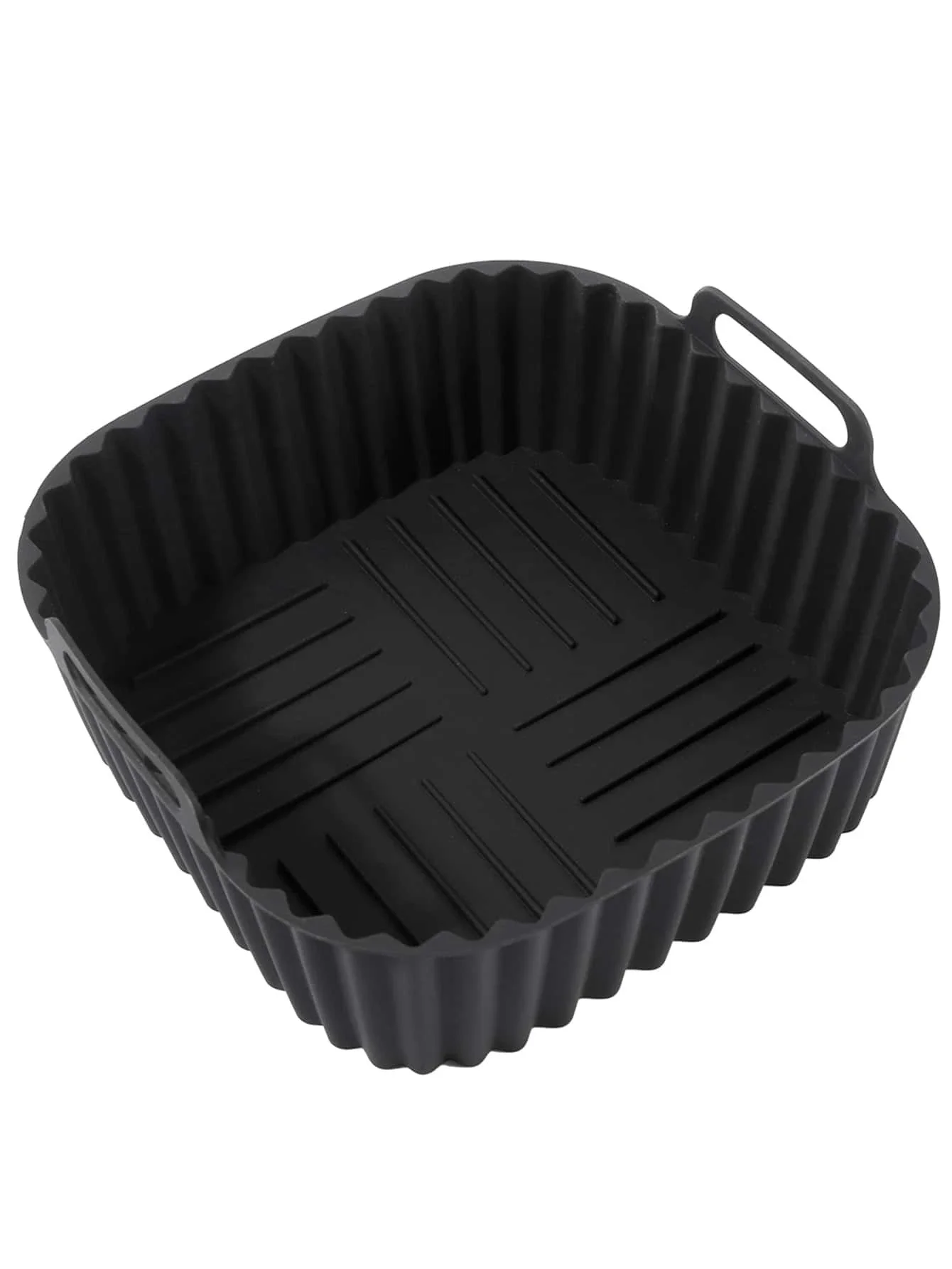 Air Fryer Silicone Pot Thick Reusable Square Liners Replacement of Parchment Liner Paper Basket Air Fryer Liners Air Fryer Accessories Air Fryer Silicone Tray