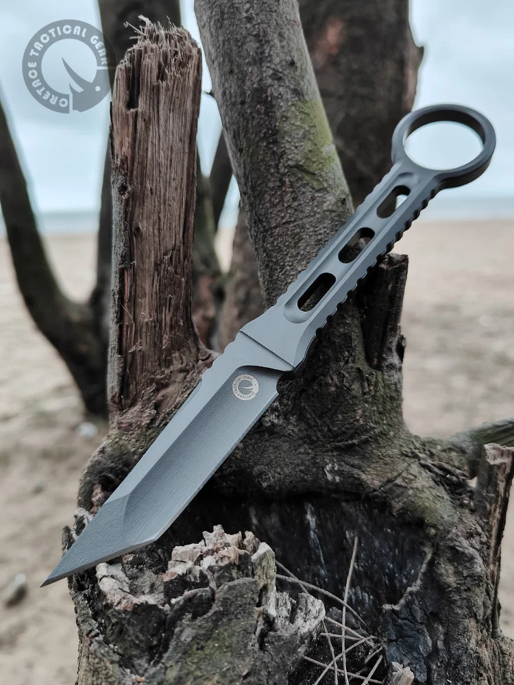 Coltello Originale Dc53 Lama Fissa Integrata Cretace T-Ray Sereies Combattimento Tattico Militare Coltelli Karambit Equipaggiamento Di Autodifesa