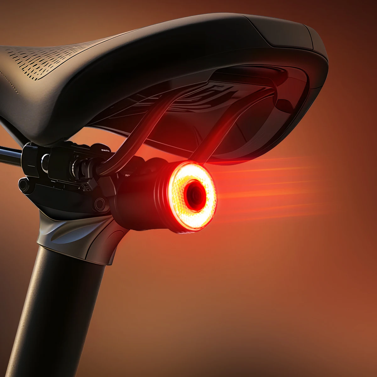 CYCLAMI Bicycle Smart Auto Brake Sensing Light Bike Rear Lights Waterproof Type-C Charging LED IWarning Cycling Taillight
