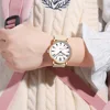 Fashion Ultra-thin Women's Watches, Soft silicone strap Designer Quartz Watch For Woman,Simple Elegant Analog Lady Wristwatches 3