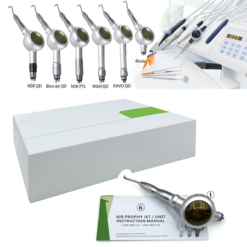 

Dental Air Polisher Air Flow Air Prophy Jet Oral Hygiene Tooth Cleaning Whitening Polishing Handpiece Sandblaster