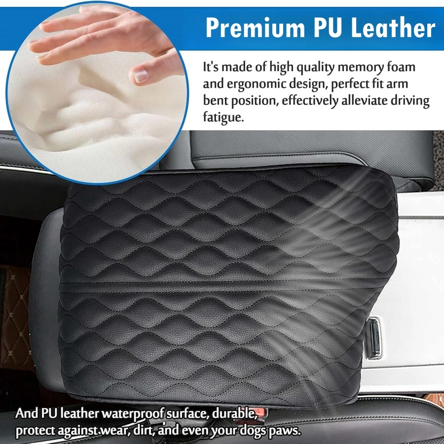 Autorder Center Console Cover For Hyundai Palisade 2020 2021 2022 2023 2024 2025 2026 Accessories Armrest Cover Anti-Scratch Middle Console Pad