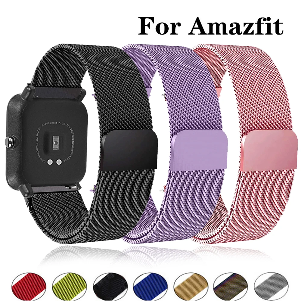 Magnetic Metal Mesh Smartwatch Bracelet Strap