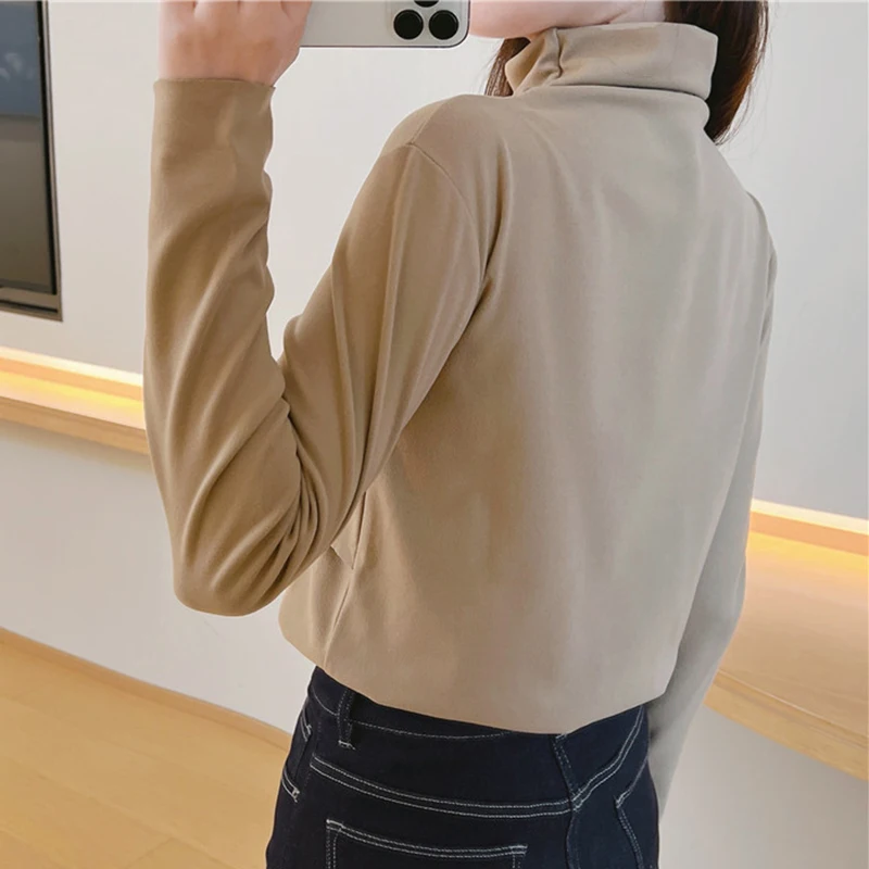 Maternity High Collar German Fleece Warm Nursing Clothes For Nursing Hoodies Mothers Breastfeeding Clothes Pregnant Clothes P14 2