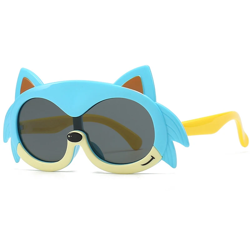 thumbnail image 1 of Gafas de sol de gel de sílice a prueba de rayos ultravioleta de Sonic The Hedgehog, figura de anime de dibujos animados, imagen para fiestas infantiles, regalos de Navidad, 1 of 5