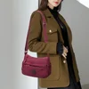 Multi-layer Casual Lightweight One-shoulder Cross-body Bags Women's Fashion Simple Commuting Middle-aged and Elderly Mother Sac 2