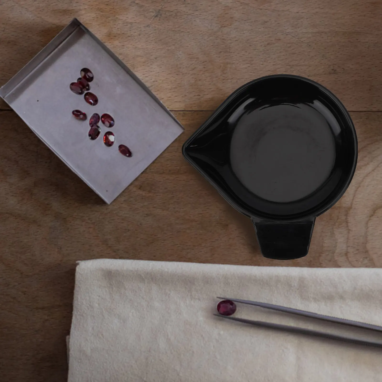 5Pcs 전자 저울 트레이 플라스틱 미니 계량 컵 쌓을 수있는 보관 홀더 보석 식품 측정 전자 저울