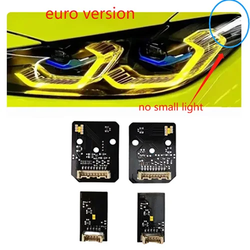BMW M3,g80,m4,g82,g83,g22,g23,g26用の黄色のLEDモジュール