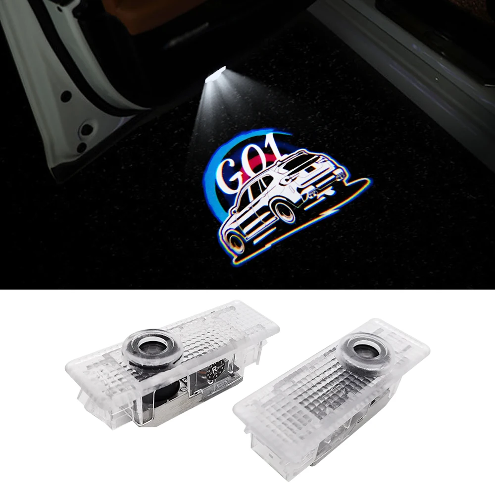 2Pcs Car Door Light Courtesy Lamp Puddle Lights Fit For BMW X3 M competition G01/F97 -