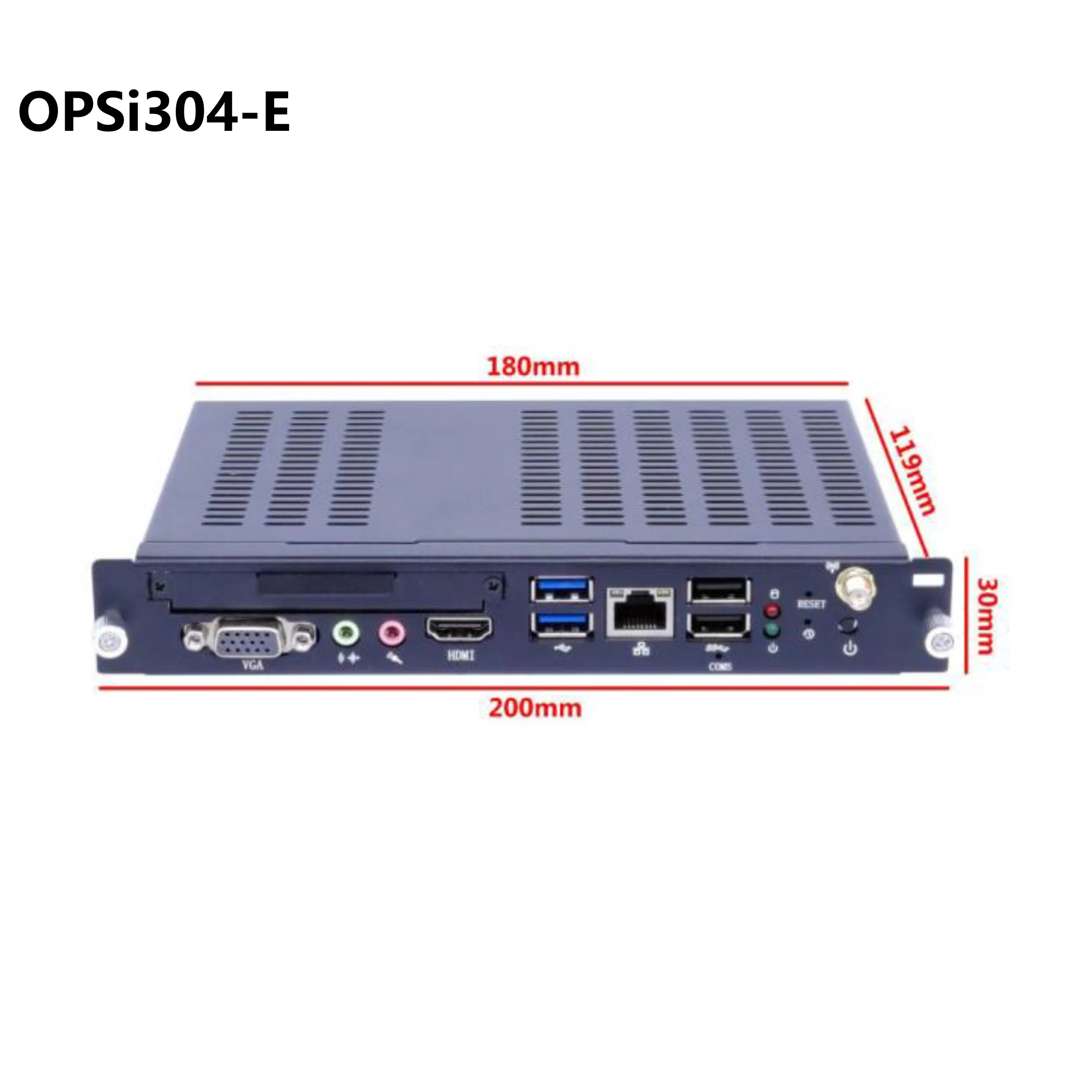

OPS-i304E Mini PC Computer Intel Core i3 4005U Processor Windows 10 Pro For Conference Teach Screen Built-in Host Module SSD