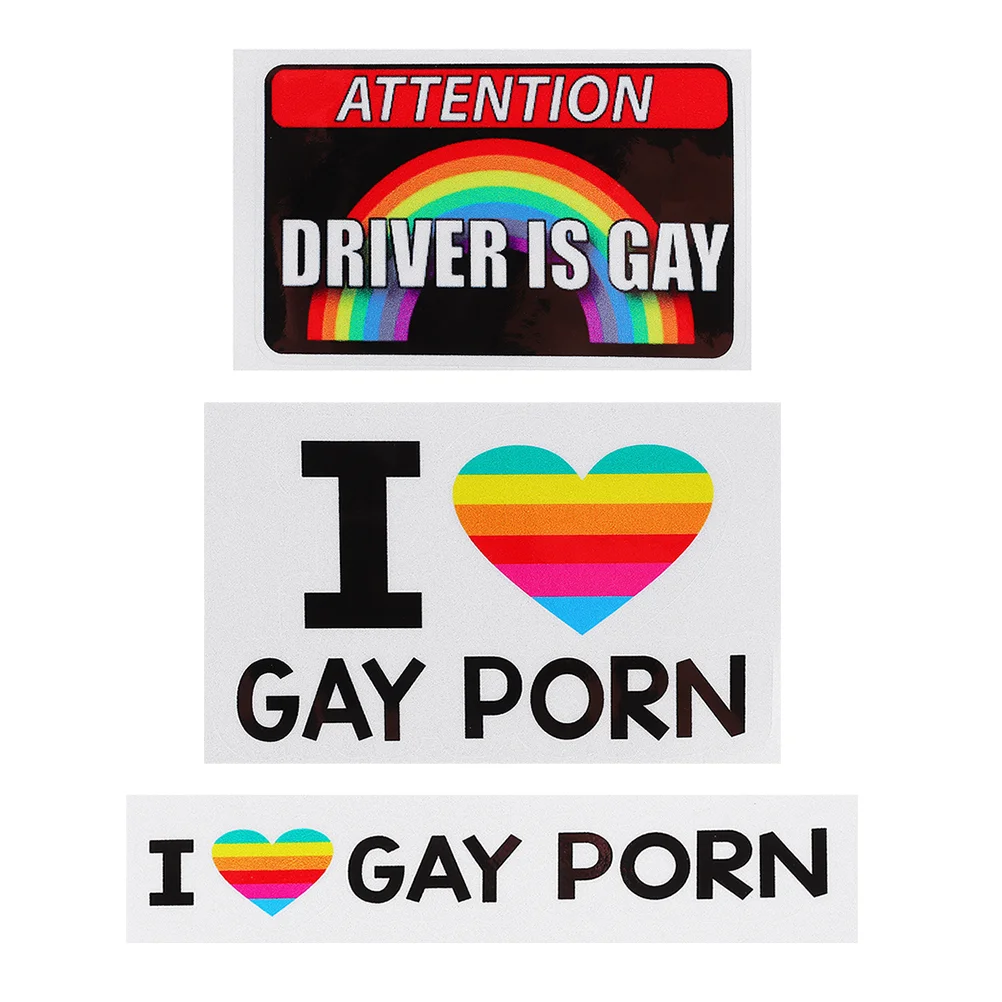 

3 Sheets Waterproof Stickers Car Trucks Decal Vehicle Scooter Auto Window Sticky