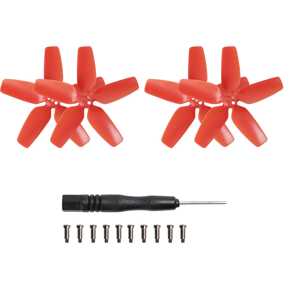 TNSRAY 4 Hélices 5 Pales Upgrade Rouge Pour DJI Avata – Faible Bruit, Plus De Vitesse & Stabilité, Vis Incluses