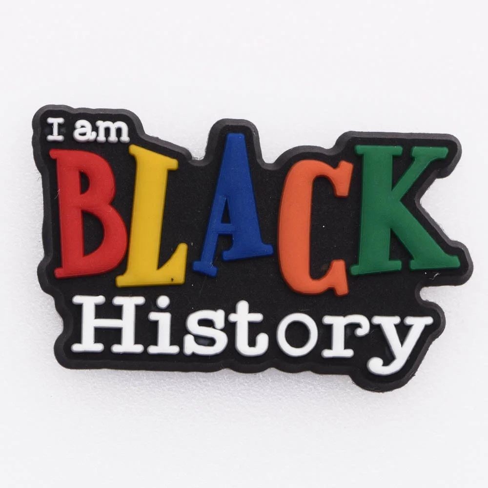 1 Pcs Black Girl Magic Croc Shoe Charms Accessories Decorations Clog Sandals PVC Black Lives Matter Charm Button BLM Girl Gift 1 Pcs Black Girl Magic Croc Shoe Charms Accessories Decorations Clog Sandals PVC Black Lives Matter Charm Button BLM Girl Gift