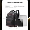 BOPAI New Large Capacity Men Laptop Backpack Multifunctional School Backpack Oxford Cloth Waterproof Business Trip Backpack Bag 6