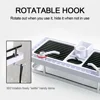 Shower Storage Holder Bathroom Shelf Pole Shelves Shampoo Tray Stand No Drilling Lifting Rod Shower Head Holder Rack Organizer 4