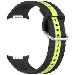 Cinturino in silicone sportivo migliorato - Bracciale traspirante rapido per smartwatch, 44mm