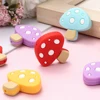 10Pcs New Silicone Beads Cartoon Mushroom Shaped Focal Beads For Jewelry Making DIY Nipple Chain Bead Pen Handmade Accessories 1
