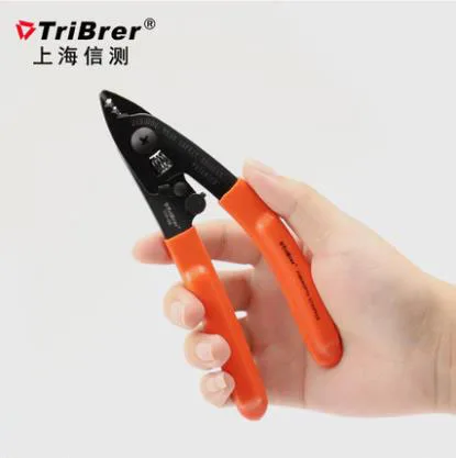 Tribrer Miller Pliers Fiberthree-Port Fibre Stripper Dual-Port Fiber Stripper Optical Fiber FTTH Stripping Pliers