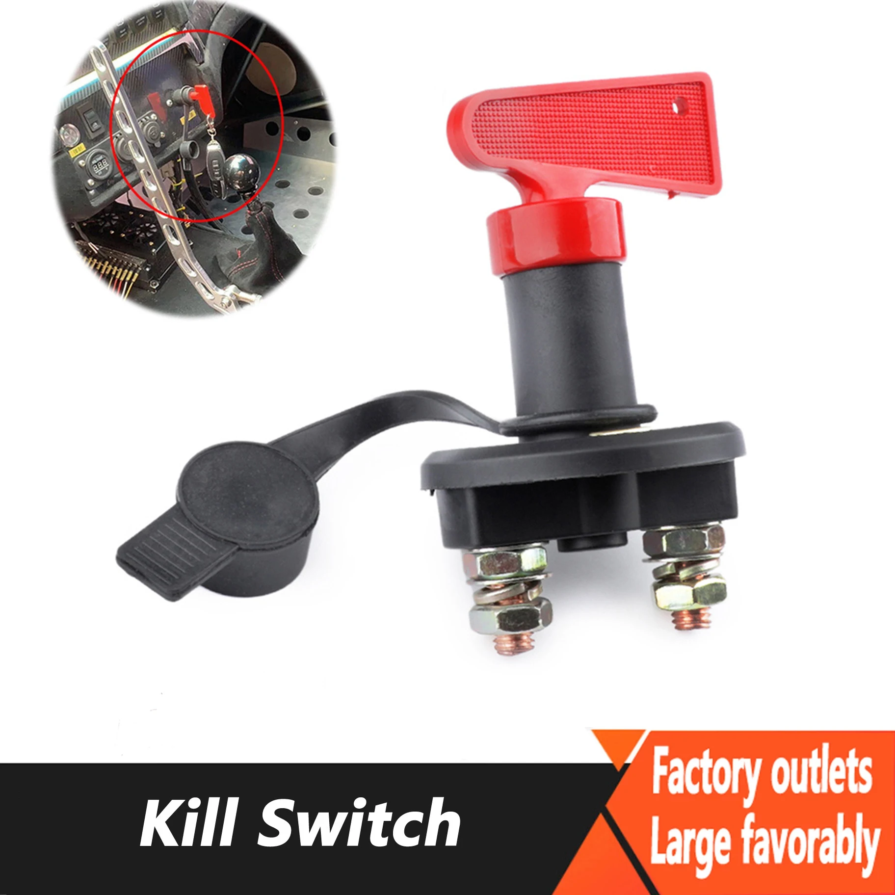 Battery Isolator Kill Switch for 12v/24V Auto & Marine - MGI SpeedWare