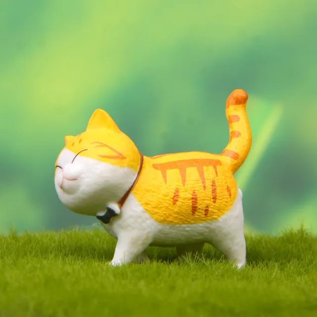 1 Unidade Ornamento De Modelo De Gato Brinquedos Para Gatinhos Gato  Artificial Ornamento Para Crianças Estátua De Gatinho Adorno De Gato Animal