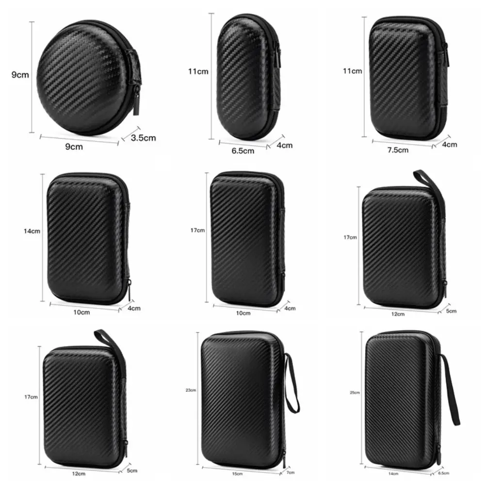 

Dust-proof Headphones Carrying Case Shockproof Waterproof Earphone Storage Bag Lightweight Prevent Scratches