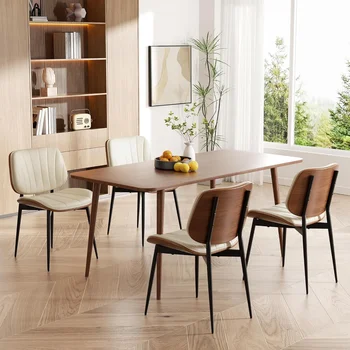 Faux Leather Dining Chairs 1